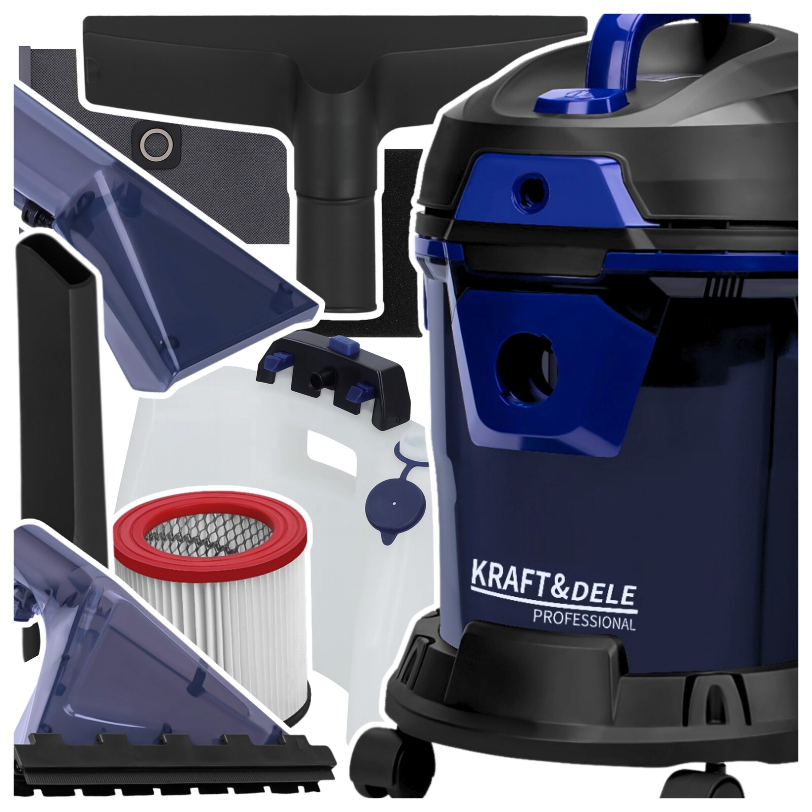 Vysavač Na Čalounění Automobilů A Koberců Silný Prací Set 4v1