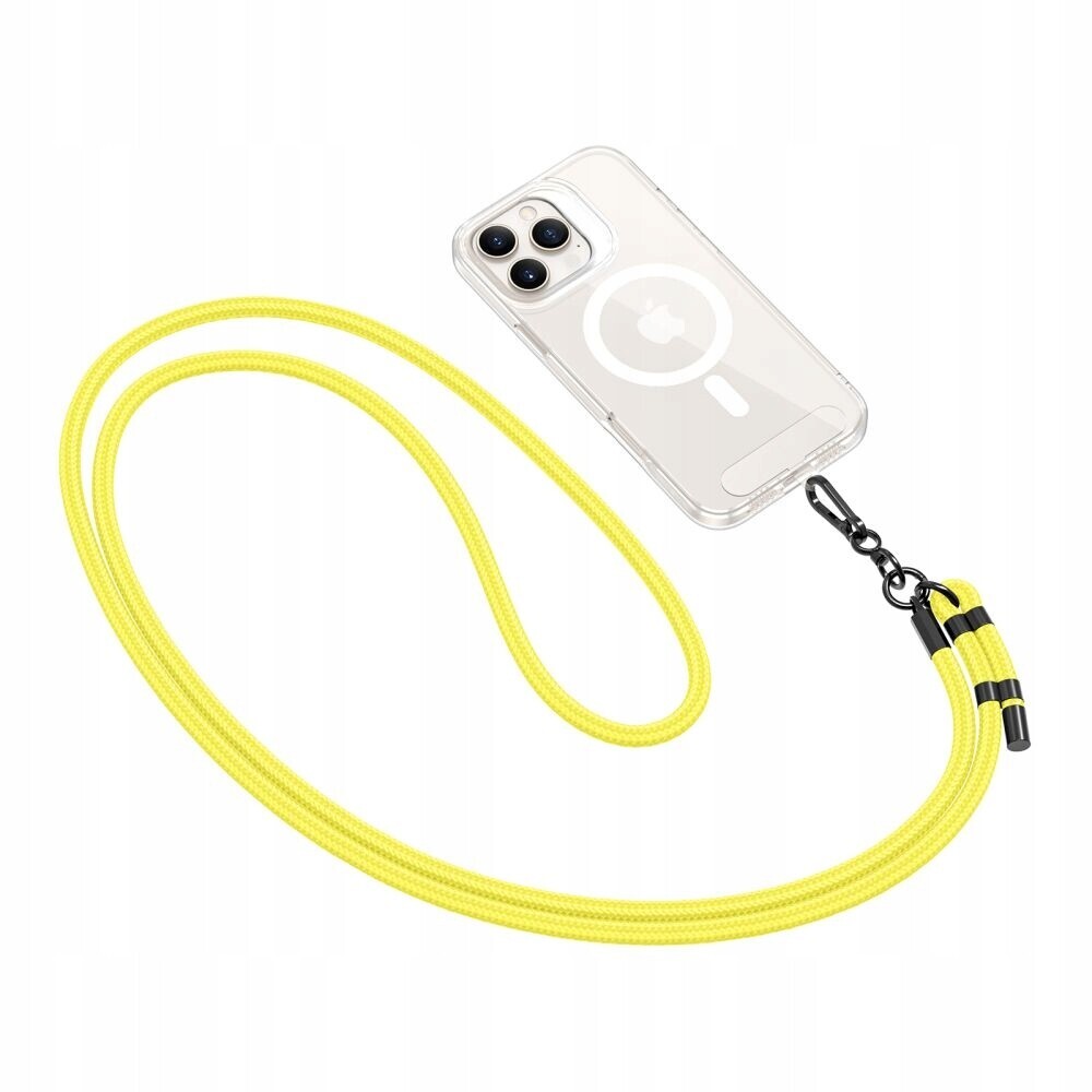 Popruh přes rameno Tech-Protect C1S Rope neonově žlutý/černý