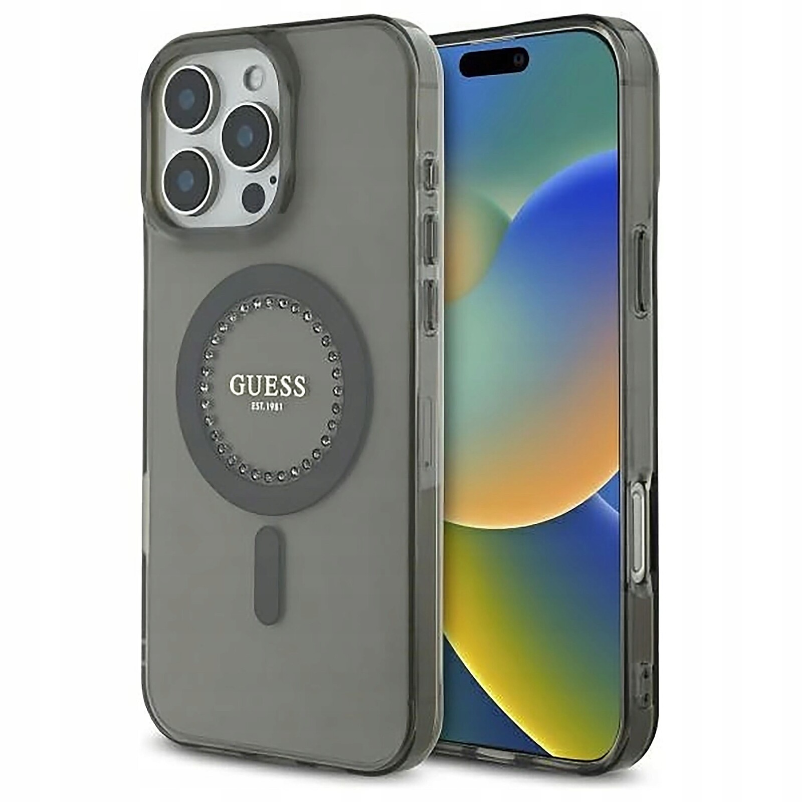 2 x Pouzdro Guess Pro Iphone 16 Pro Max Magsafe Černé Hardcase