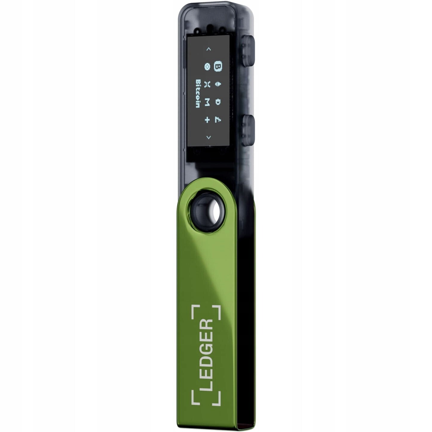 Ledger Nano S Plus Bezpečná kryptoměnová peněženka Btc Eth Oxidate Green