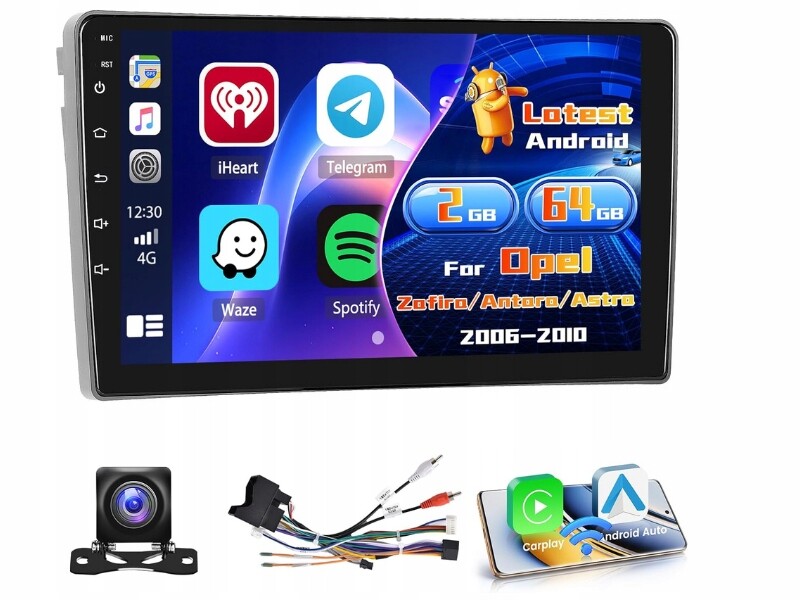 Rádio Gps navigace pro Opel Zafira/ Antara/ Astra 2006-2010 Android kamera