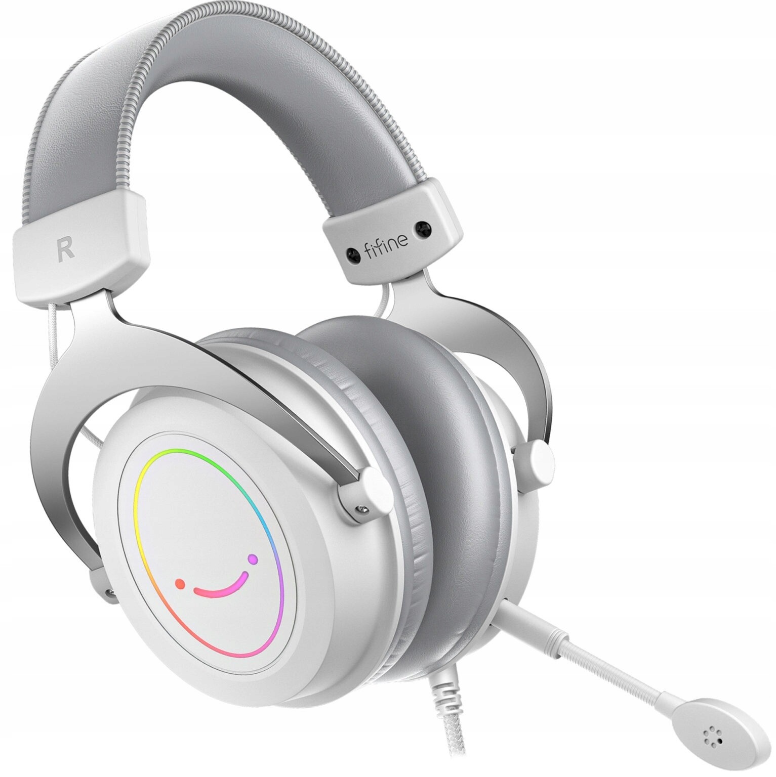 Fifine AmpliGame H3 Sluchátková sada pro hráče, bílá