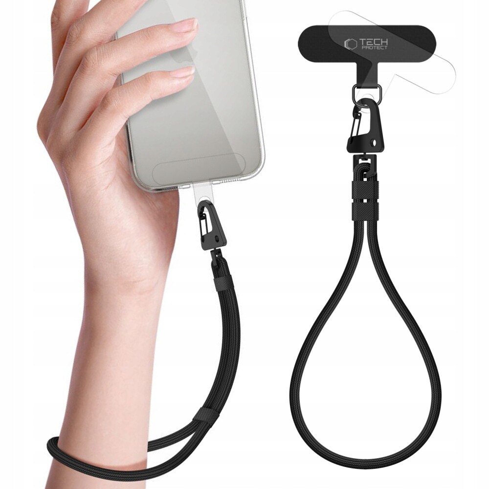 Tech-Protect C8S Rope Wrist Strap černý