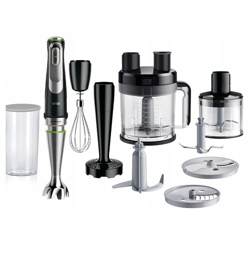 Mixér Kuchyňský Robot dp Pyré 1200W Braun Mq 9187XLI Multi Quick 9