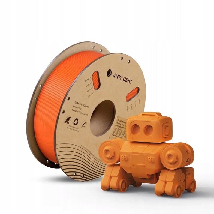 2 x Pla filament High Speed Anycubic Orange Oranžový 1 kg 1,75 mm