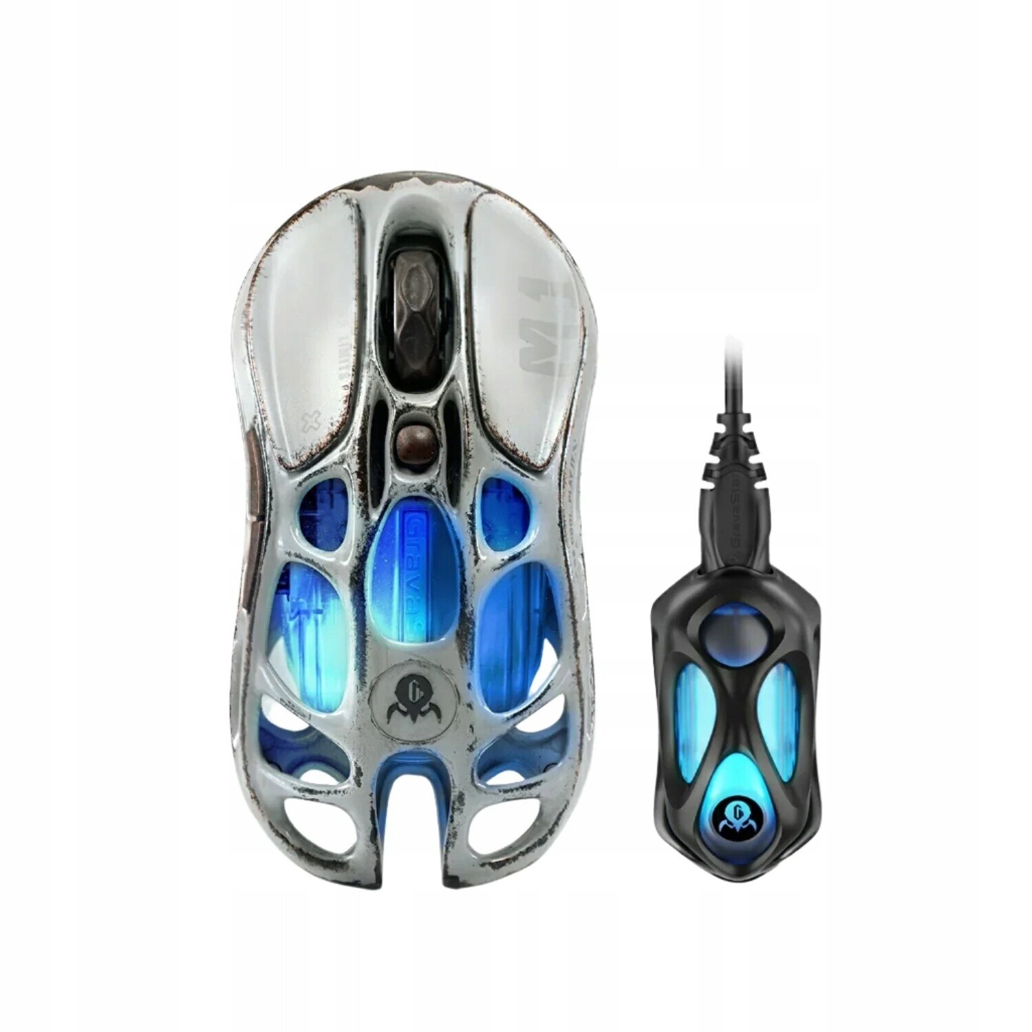 GravaStar Mercury M1 Pro Battle Worn Bezdrátová herní myš 2.4 GHz