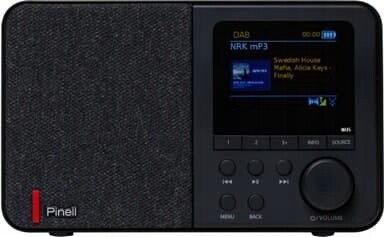 Rádio Pinell Supersound 102W přenosné, kompaktní, mini DAB+/FM/internetové
