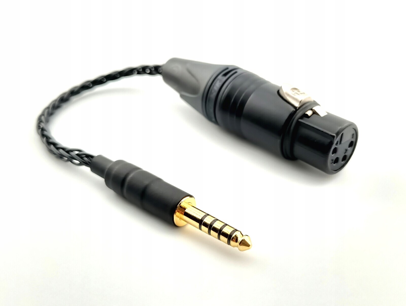 Vyvážený Adaptér Xlr 4 Pin konektor konektor jack 4,4 mm měď 6N Occ