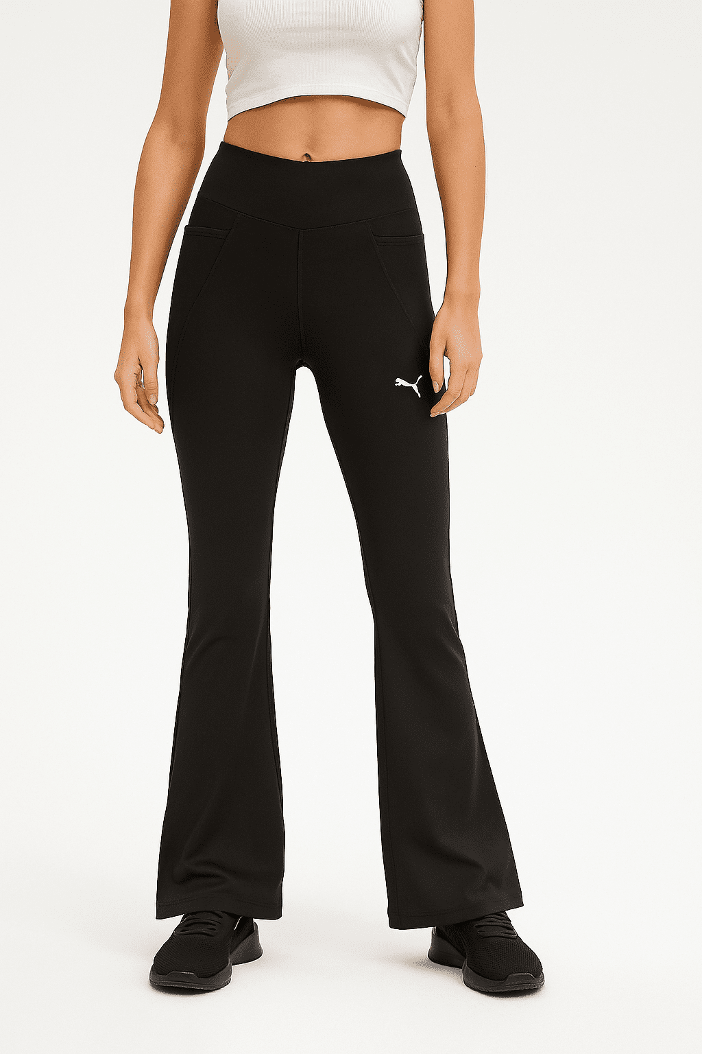 Puma W TAD ESSENTIAL HW BOOTCUT PANT Dámské kalhoty L 525902-01