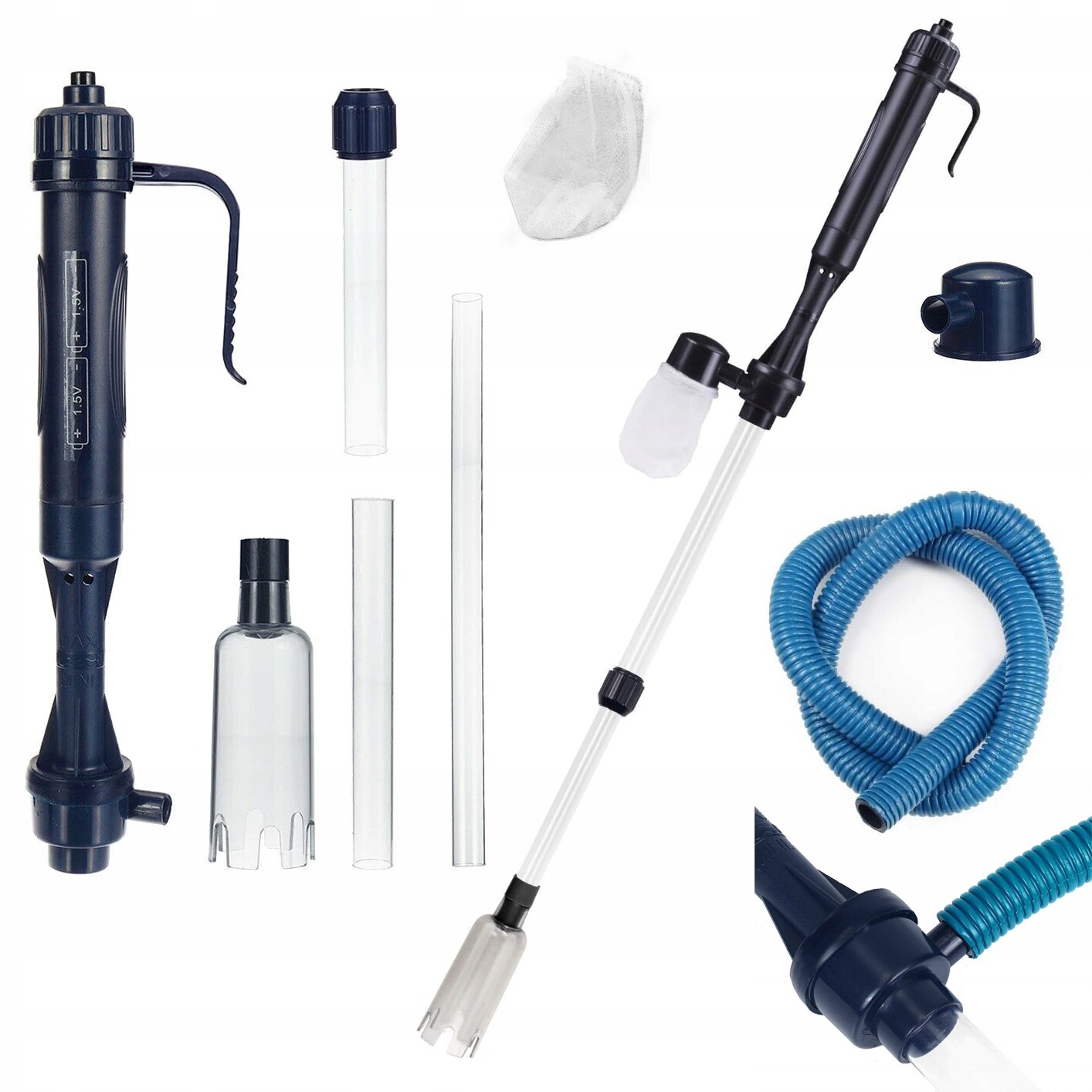 Elektrický Odmulčovač S Pumpičkou Vysavač Pro Úklid Péče O Akvárium