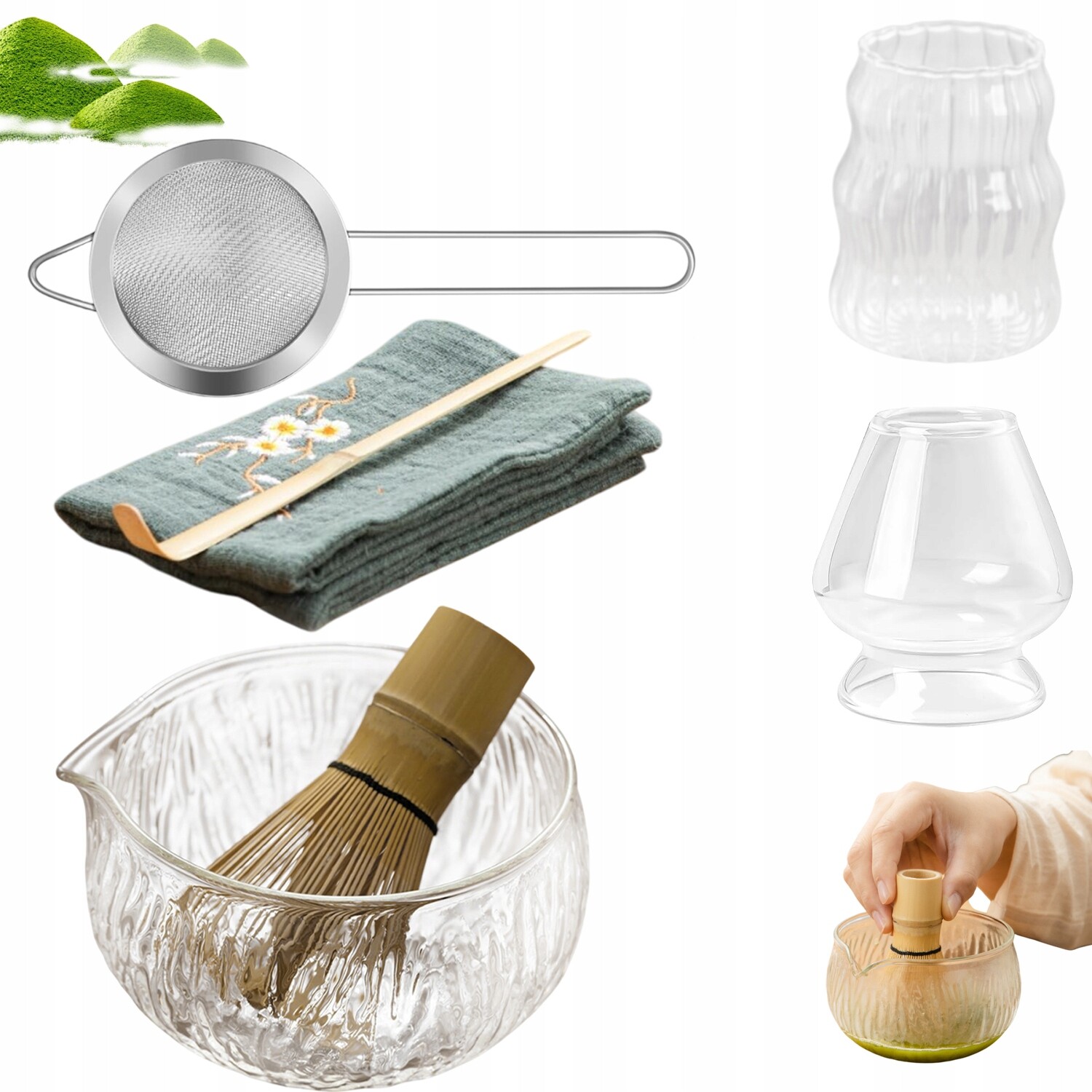 Dárková Sada Na Čaj Matcha Vyrobená Z Vysoce Kvalitního Bambusu