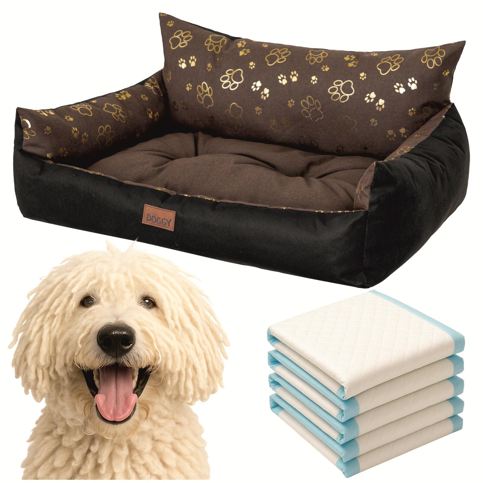 Pelíšek pro psa Voděodolné Potah pro psa 132 x 106 cm hygienické podložky