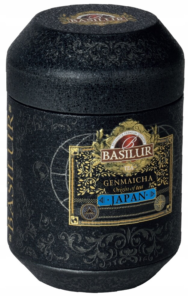 Basilur Genmaicha zelený čaj V Japonském Stylu 50 g listů Plechovky