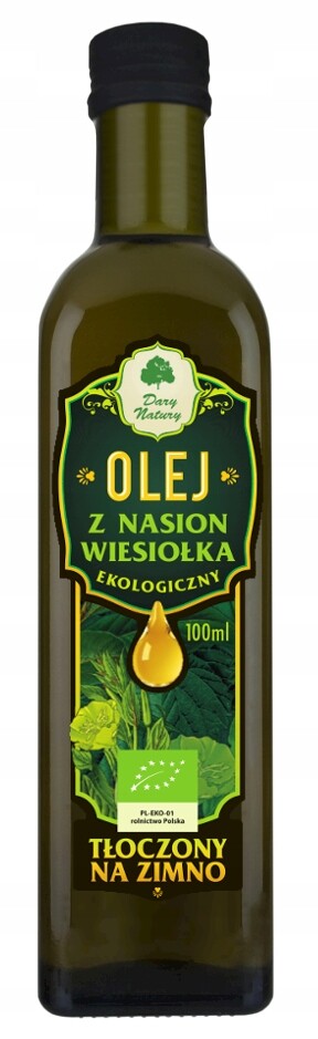 Olej ze semen pupalky lisovaný za studena Bio 100 ml Dary Natury