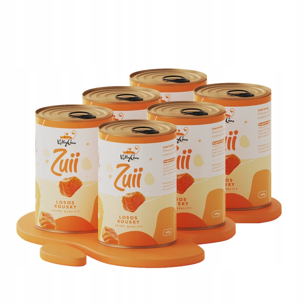 6x Zuii Losos kousky, 400 g