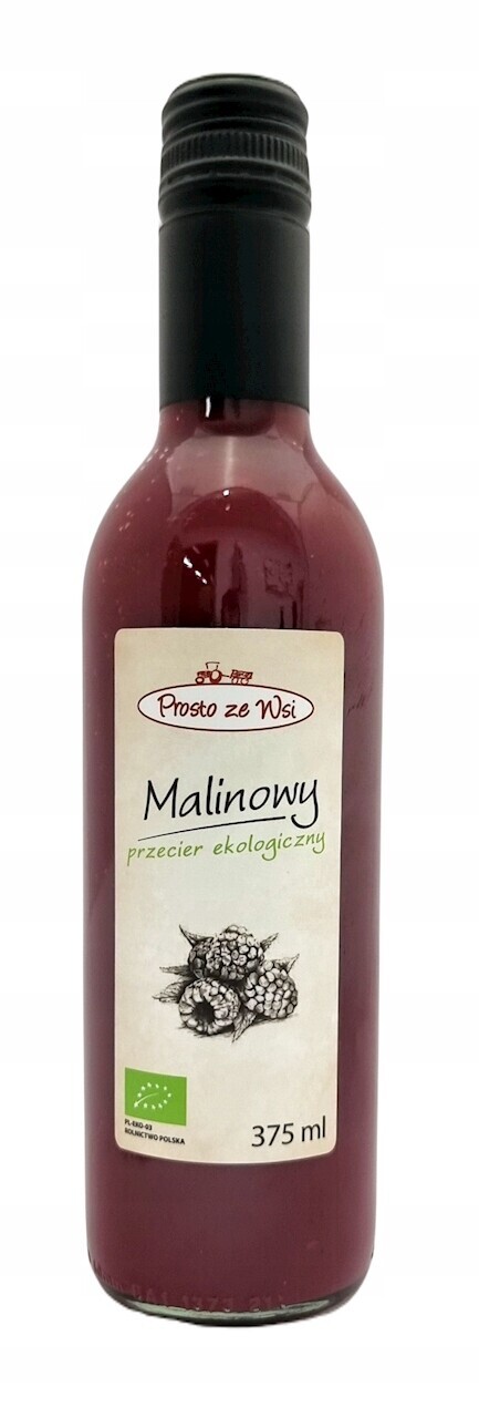 Malinový Protlakový Džus Bio 375 ml Přímo Z Vesnice