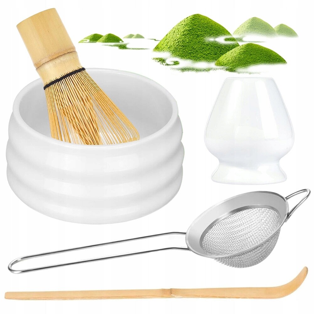 Kompletní sada na čaj Matcha Chasen Chawan Sítko, meditace a relaxace