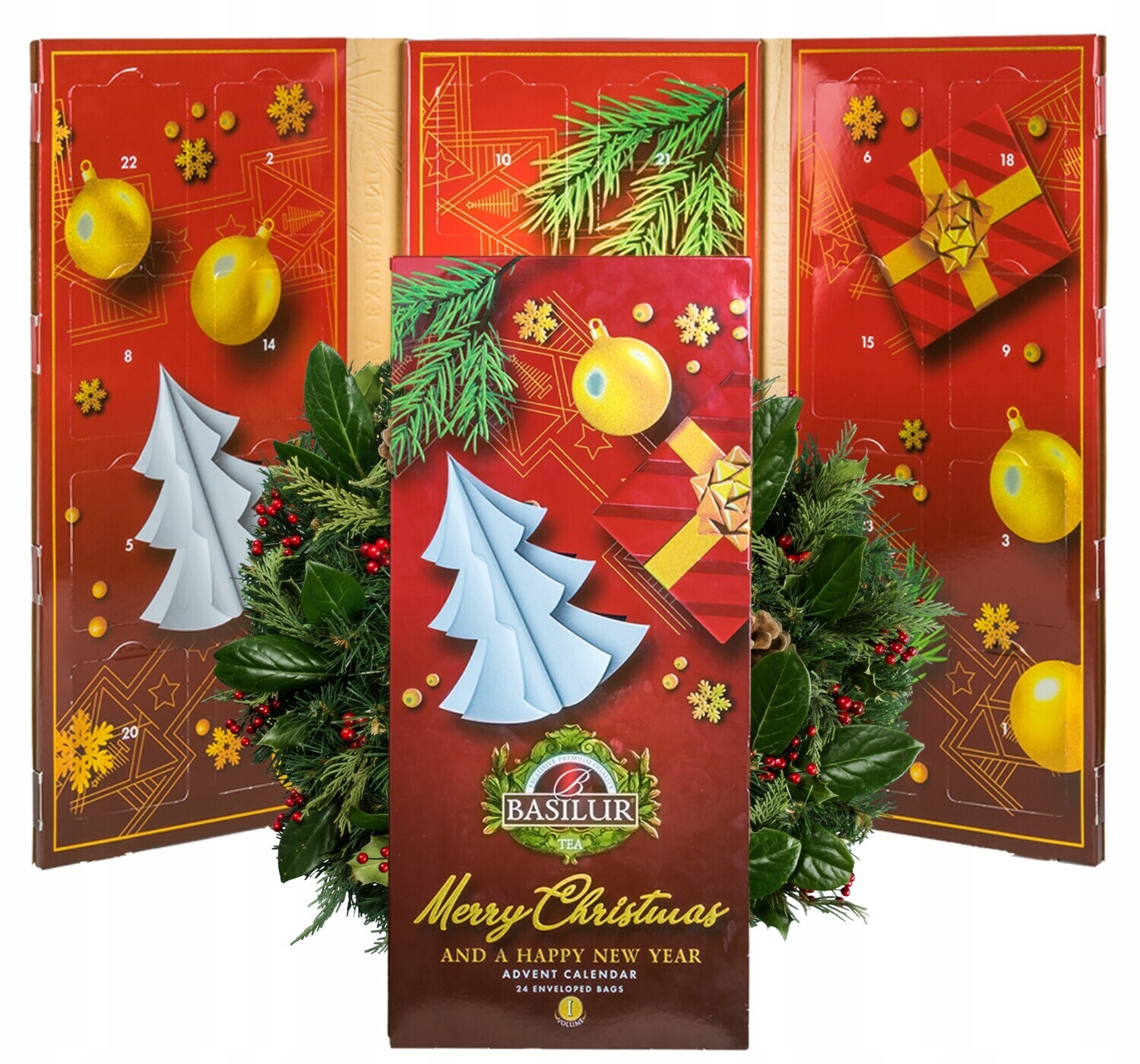 Basilur Advent Calendar VI adventní kalendář Set 24 Čajů jako Dárek
