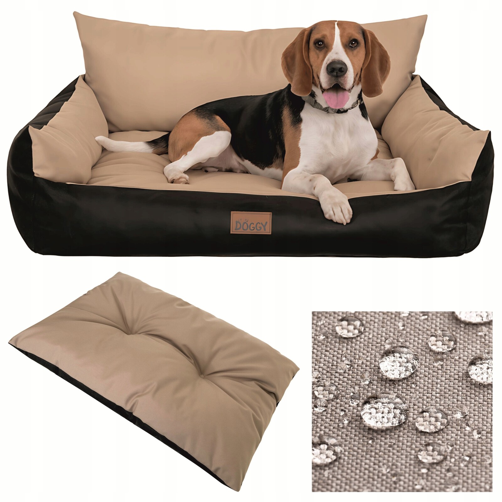 Potah pro psa Pelíšek pro středního psa Vyjímatelná Matrace XL 80x61 cm