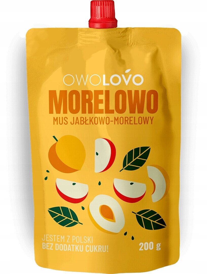 Owolovo Jablečno-meruňková pěna Meruňkově Svařák 16 x 200 g