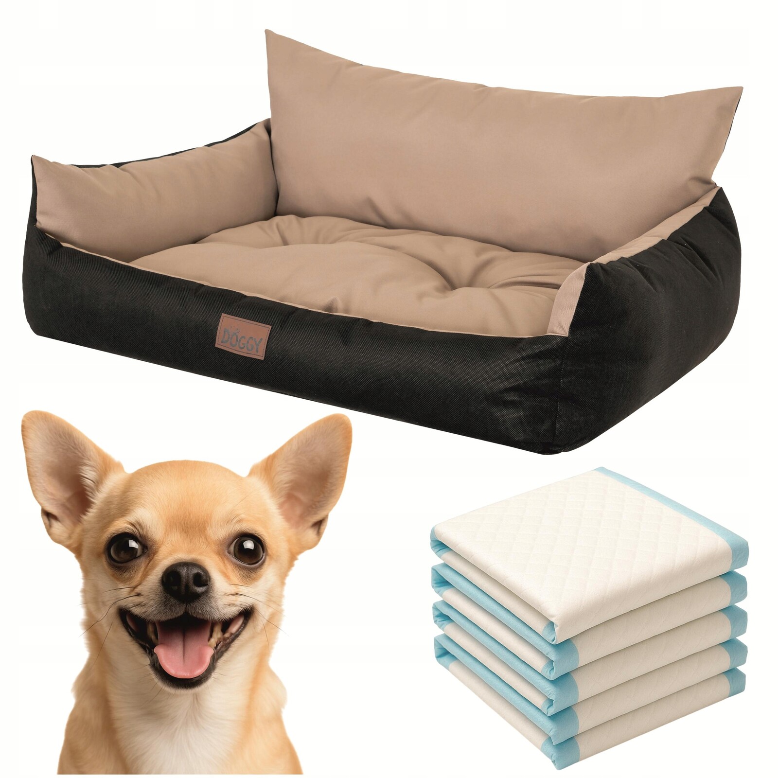 Pelíšek pro psa Malý pelíšek pro psy L 65x50 cm Hygienické podložky