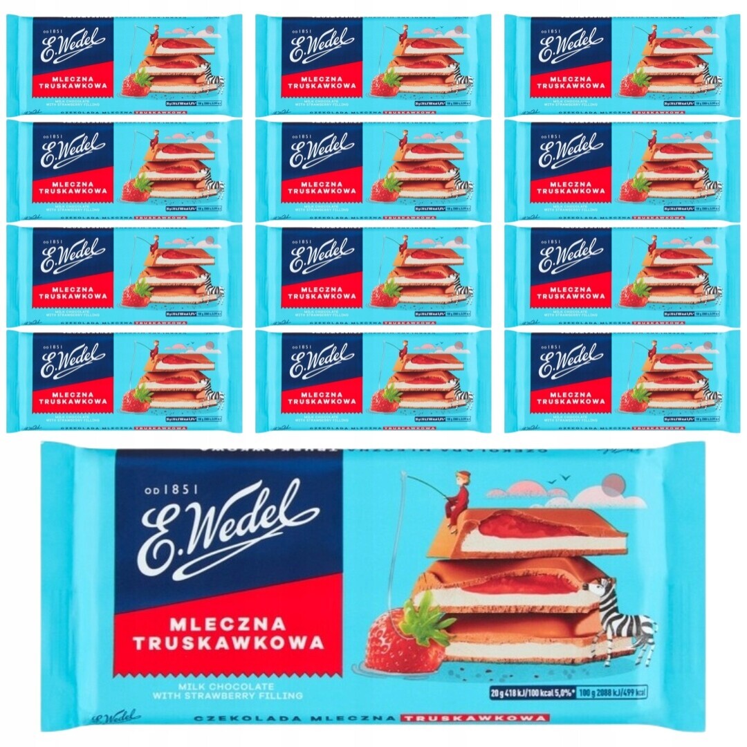 E. Wedel Čokoláda 100 g x 12 kusů