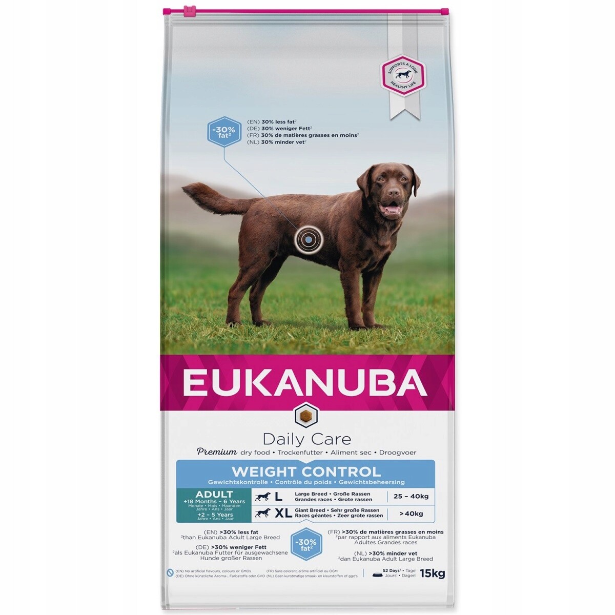 Krmivo Eukanuba Daily Care Adult Large & Giant Weight Control 15kg