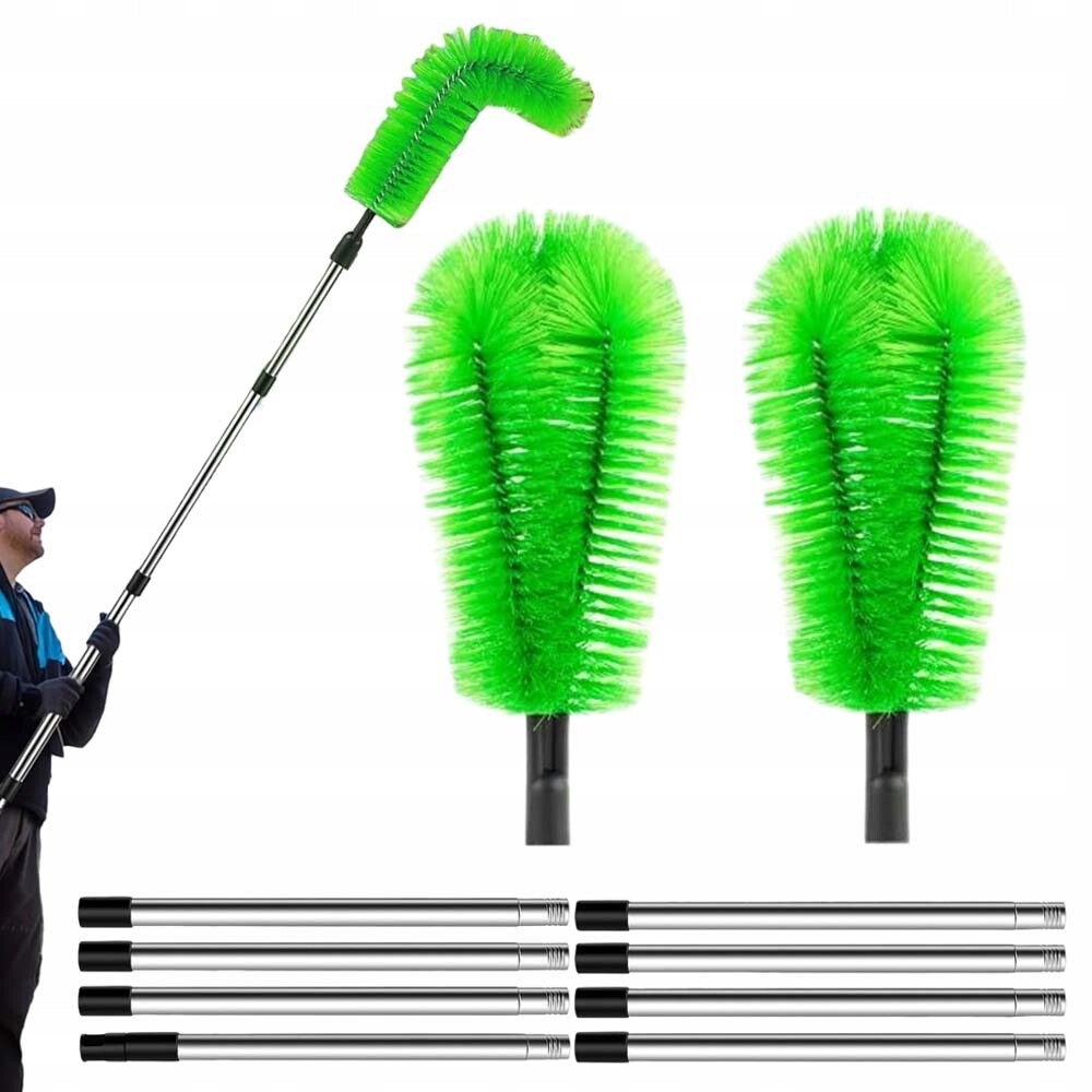 Teleskopický Okapový Kartáč Pro Čištění Listí, Sutin A Větviček Okapů