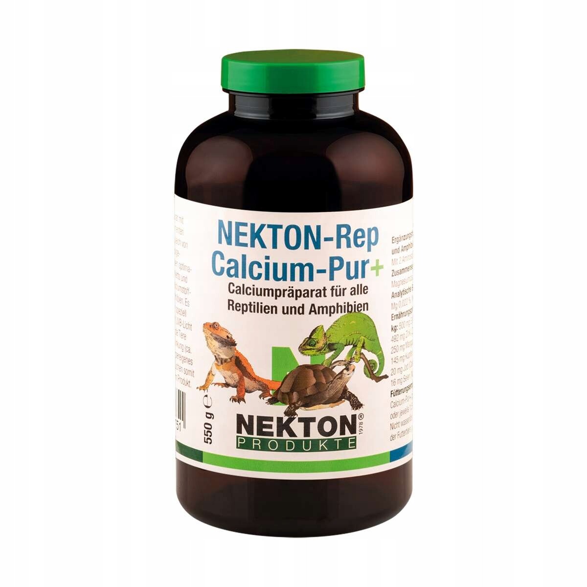 Nekton-rep- Calcium Pur 550 g – vápno pro plazy a obojživelníky