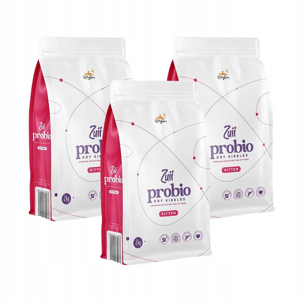 3x Probio Zuii Kitten, 2 kg