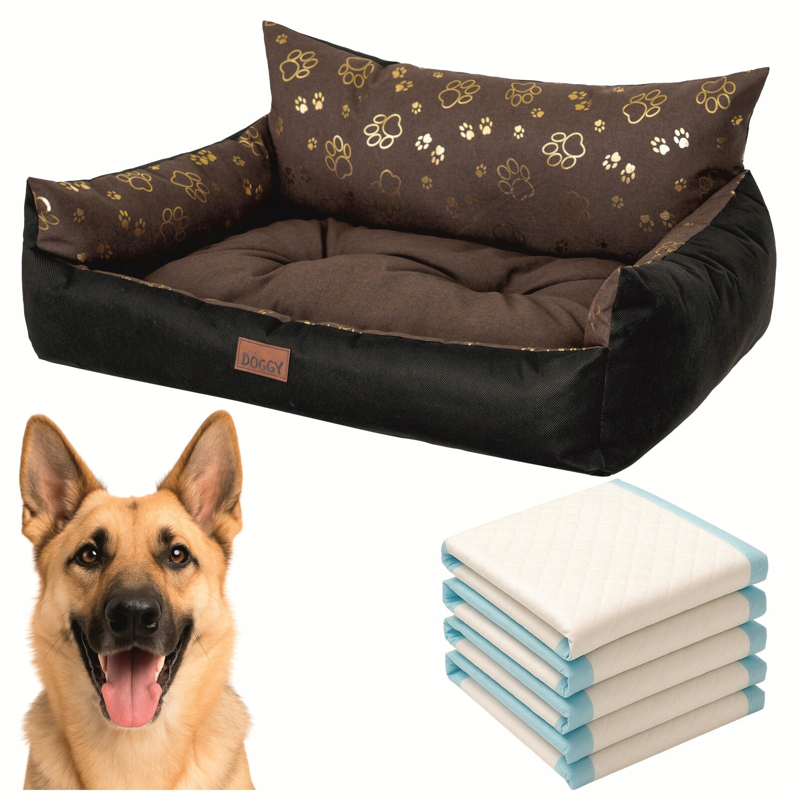 Pelíšek pro psa Velký pelíšek pro psy XXL 105 x 81 cm Hygienické podložky