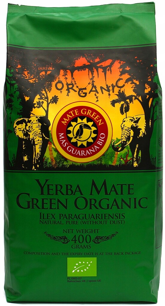 Yerba Mate Green Mas Guarana Bio 400 g Organic Mate Green