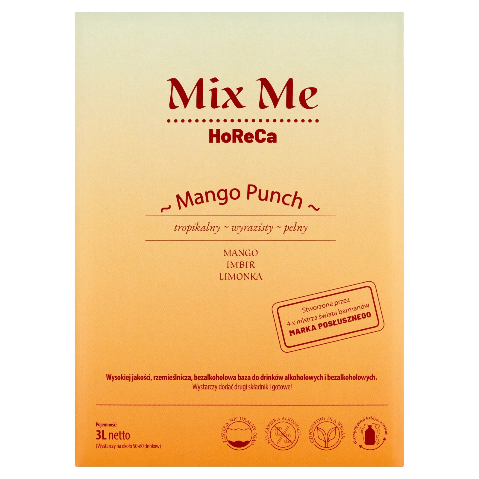 Mix Me HoReCa Mango Punch Nealkoholická základ pro nápoje 3 l