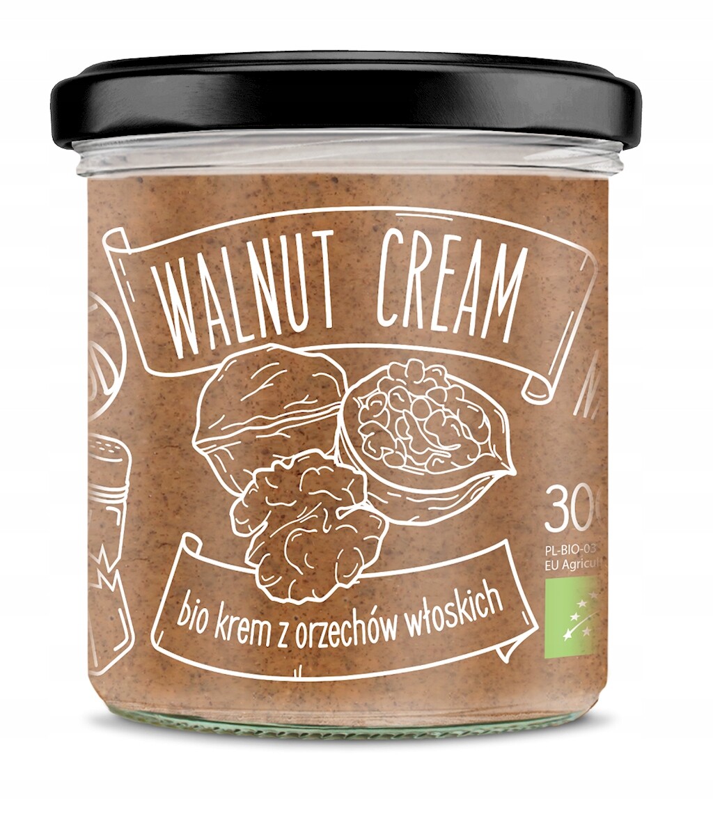 Krém Z Pražených Vlašských Ořechů Bio 300 g Diet-food