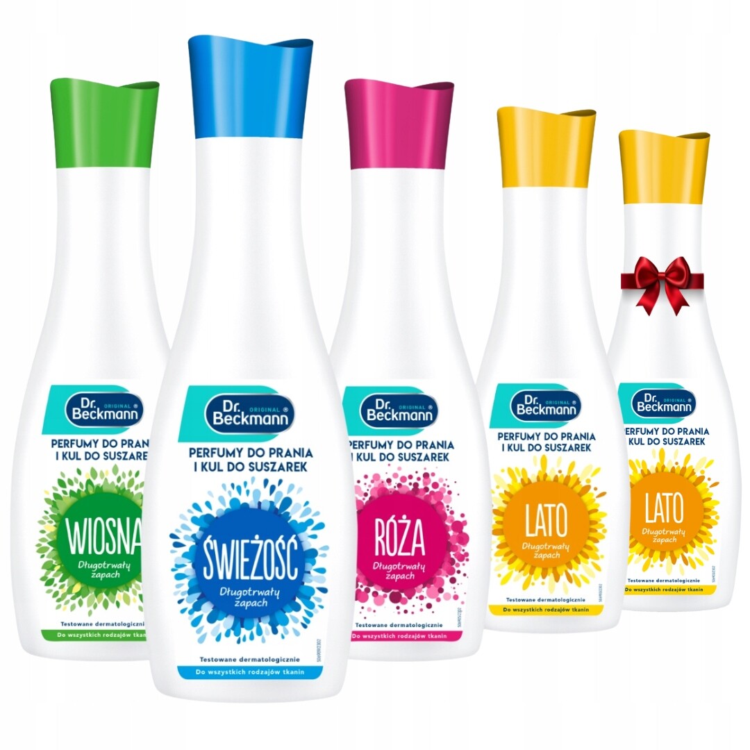 Dr. Beckmann parfém do prádla a kuličky do sušiček Mix 4x250 ml 250 ml Bonus