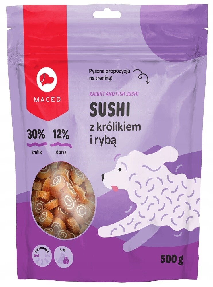 Maced Sushi Králík Ryba 500 G