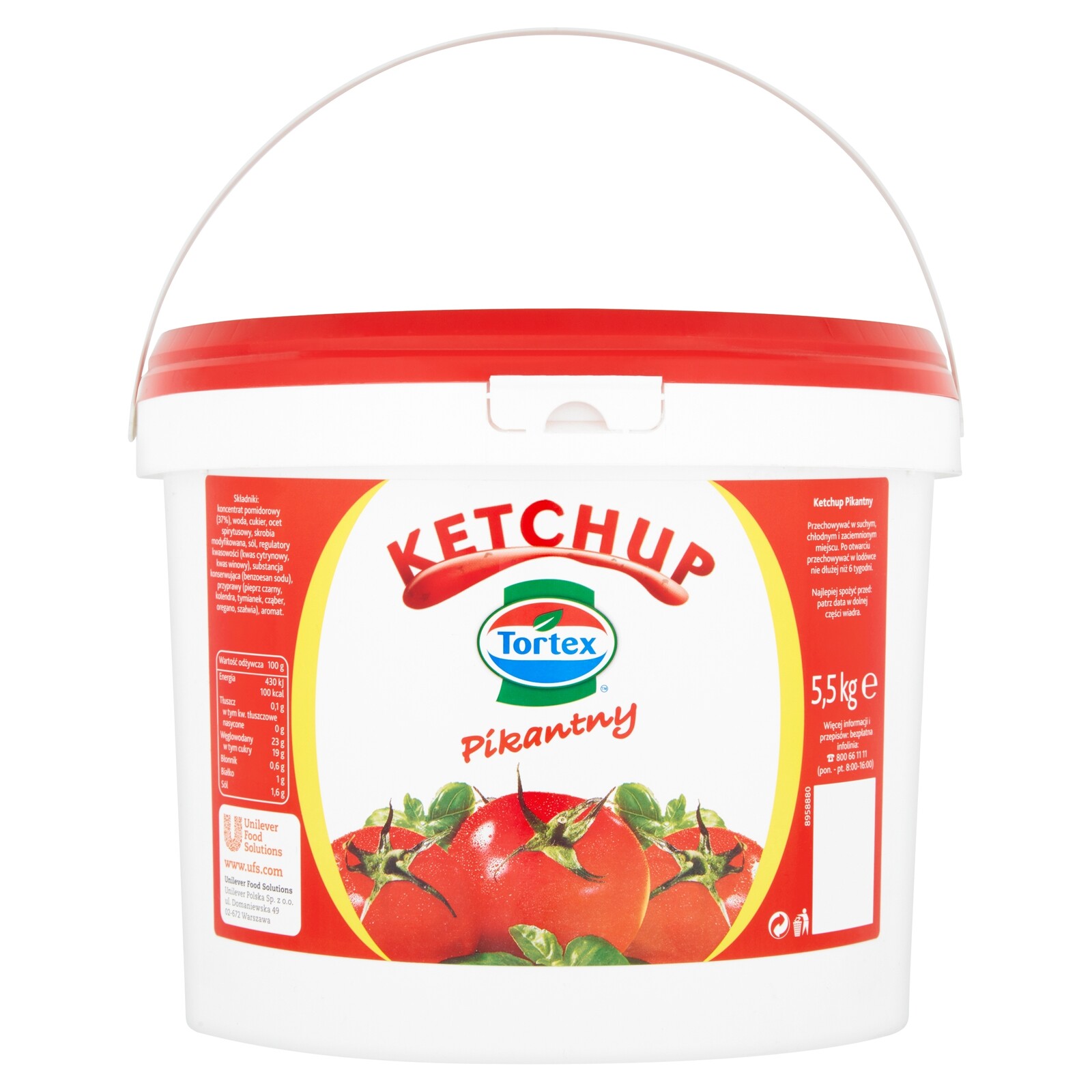 Tortex Pikantní kečup 5,5 kg