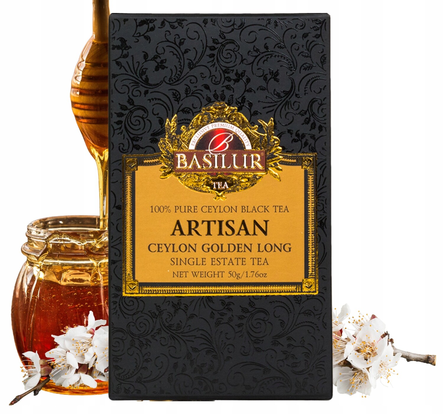 Basilur Ceylon Golden Long čaj Dnk 1 mladé lístky 50 g