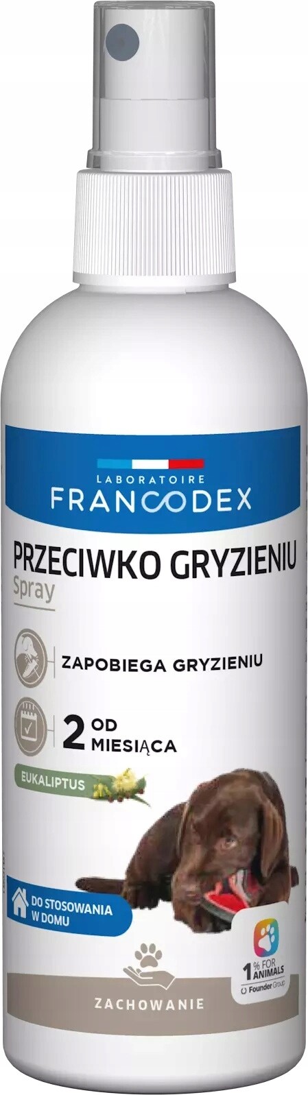 Sprej proti kousání Francodex pro psy a štěňata Odpuzovač 200 Ml