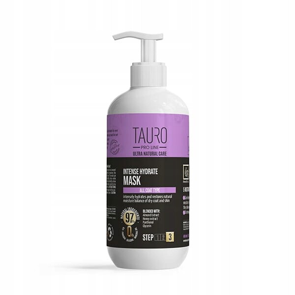 Tauro Pro Line Hydratační Maska Pro Všechny Typy Srsti 1000 ml