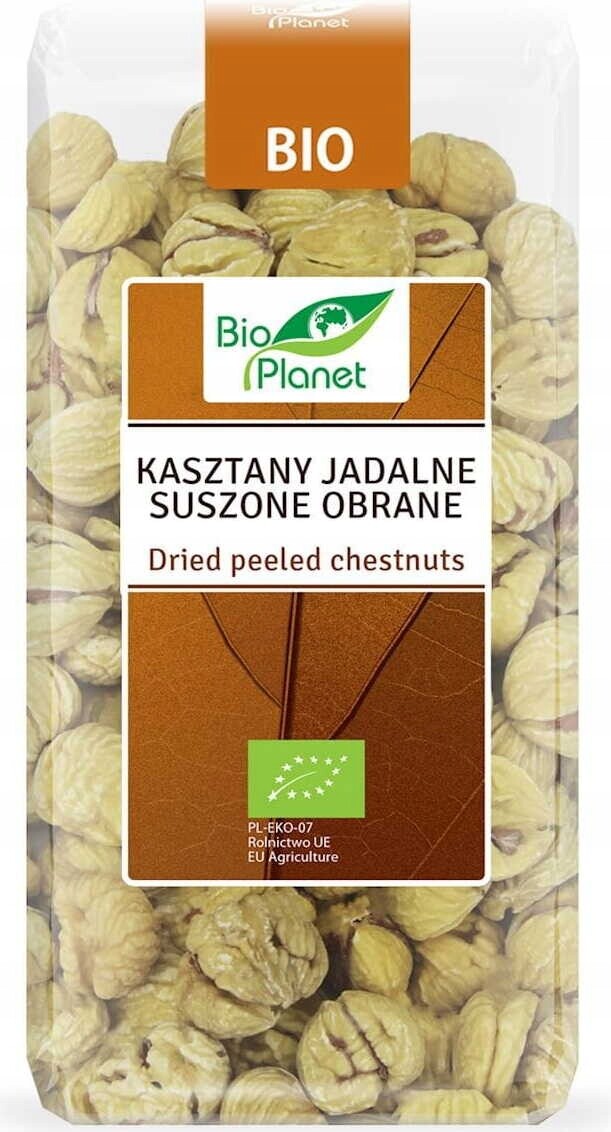 Sušené Jedlé Kaštany Oloupané Bio 400 g Bio Planet