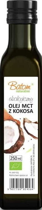Mct Olej Z Kokosu Bio 250 ml Batom