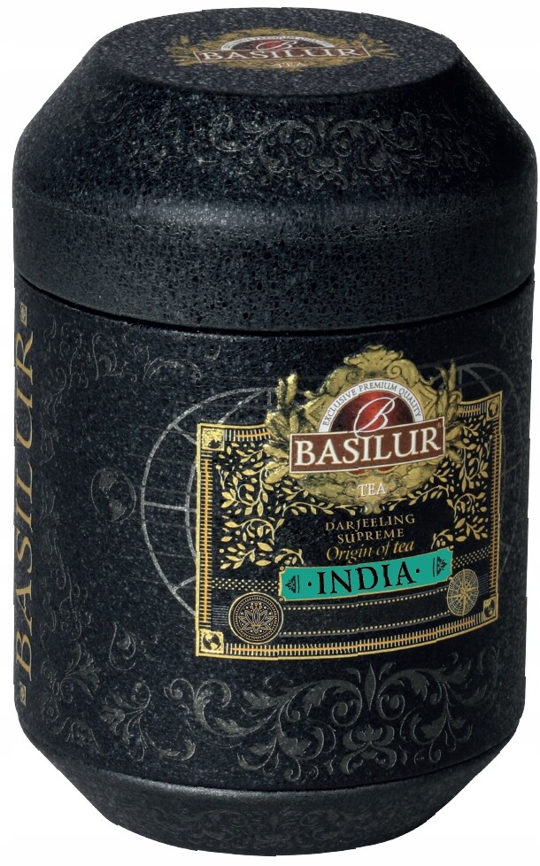 Basilur Darjeeling Supreme černý čaj 50 g listů Plechovky