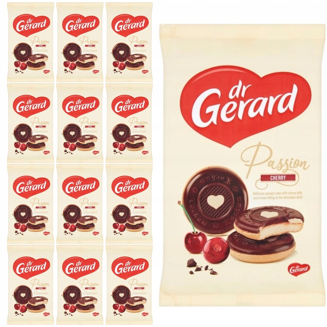 dr Gerard Vášeň, nadýchaný piškot s třešňovým želé 150 g x 12 kusů