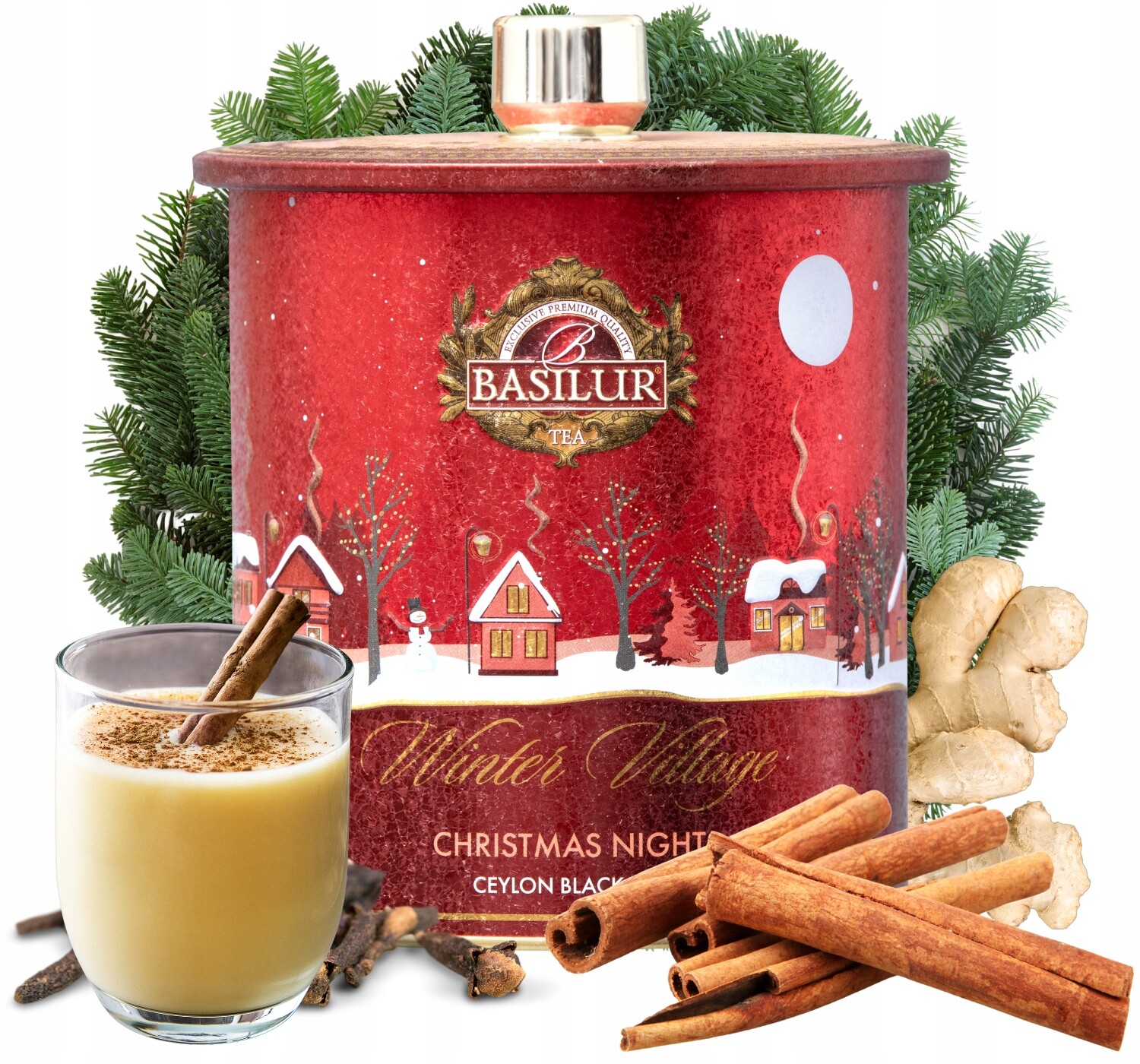Basilur Christmas Night čaj Chai Kořeněný Vánoční 100 g