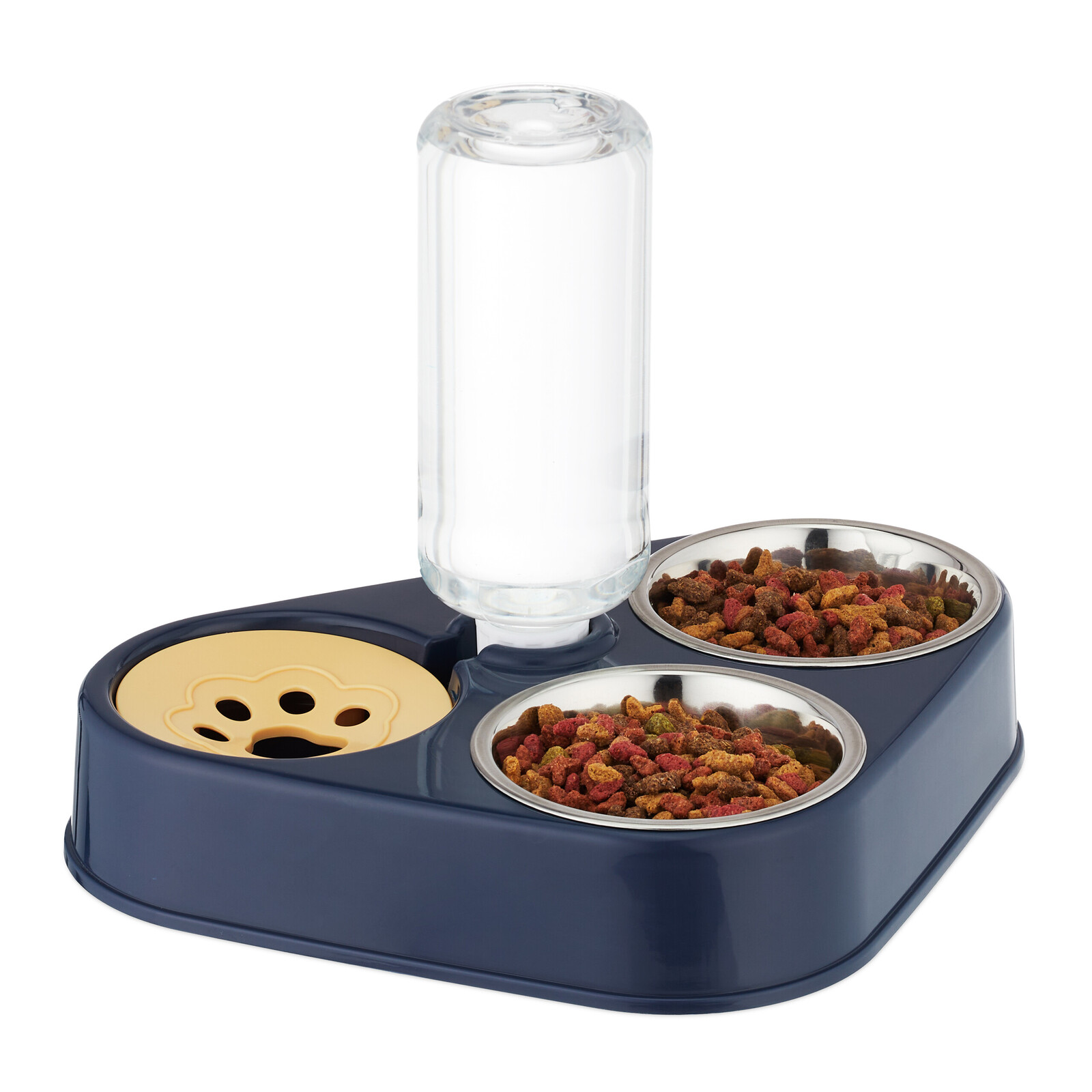 Sada dvou plastových misek Relaxdays, odstíny žluté