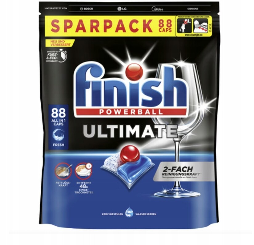 Kapsle do myčky nádobí Finish Ultimate Powerball All in 1 88 ks