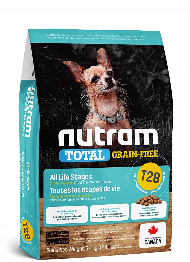 Nutram T28 Total Grain Free Small Breed Losos 2 kg Dospělý pes malé plemeno