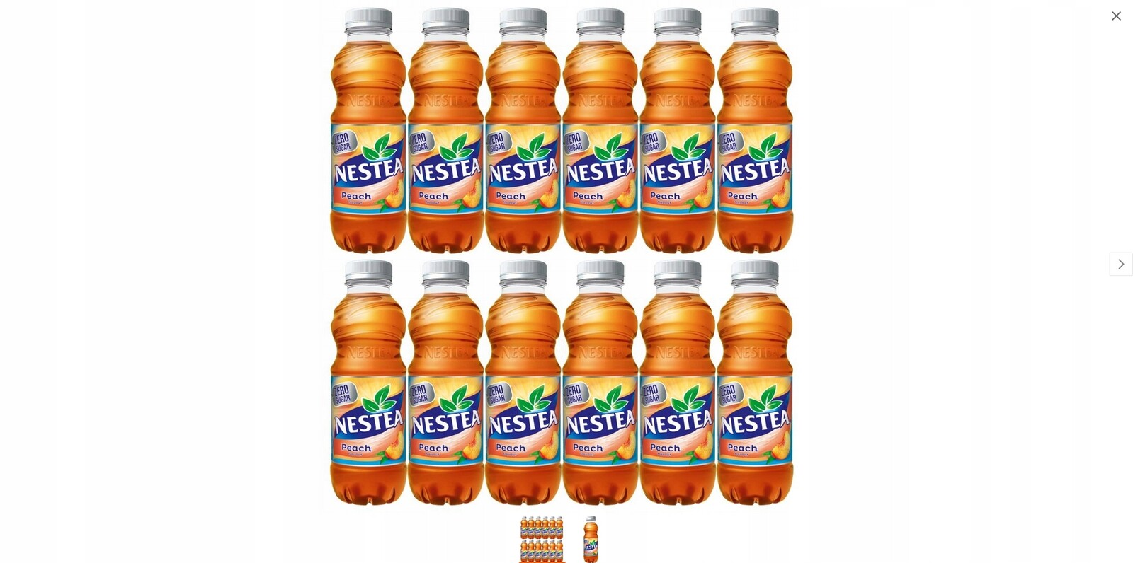 Broskvový nápoj Nestea 500 ml x 12 kusů