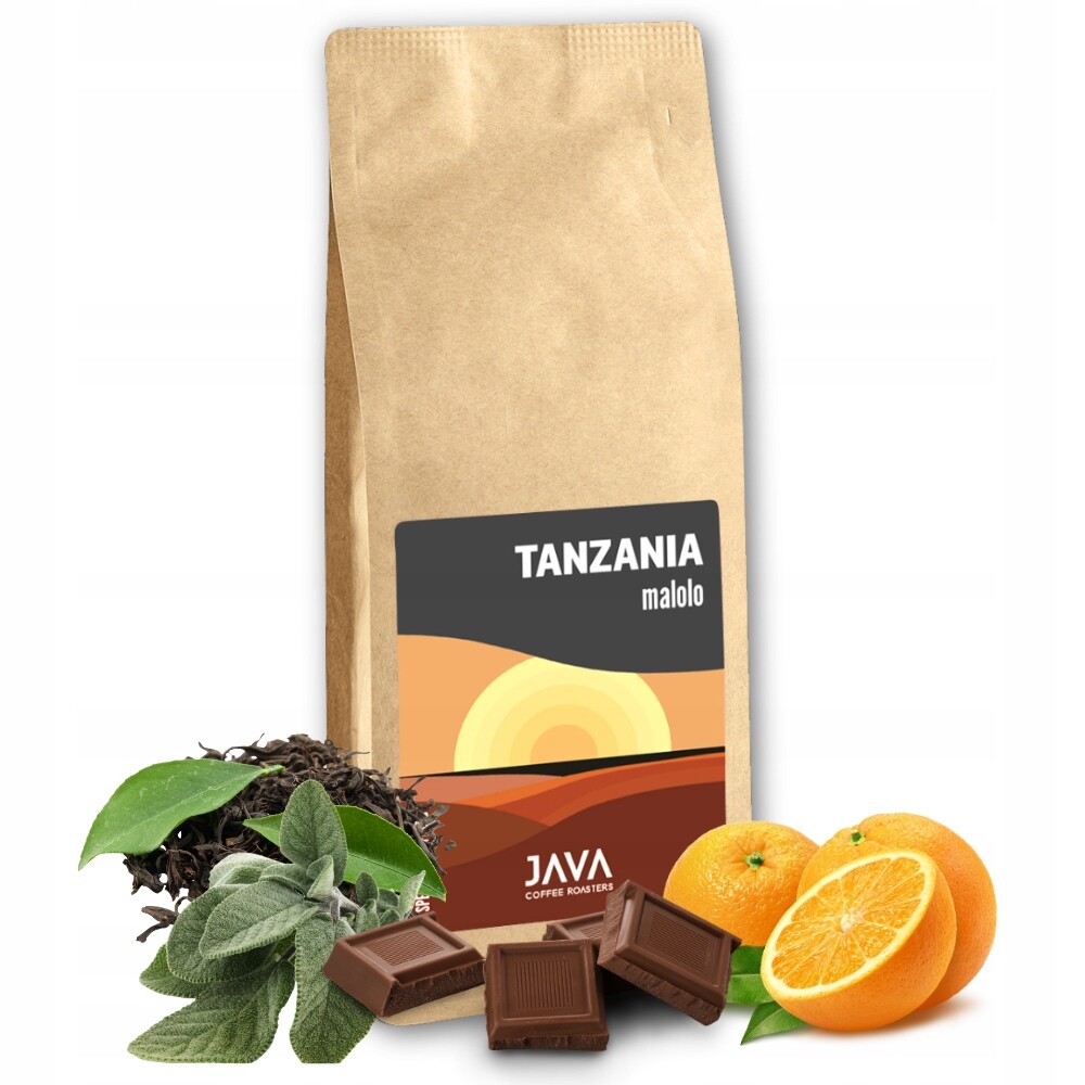 Káva zrnková Tanzania Malolo 1 kg 100% prémiová arabika do kávovaru, čerstvá